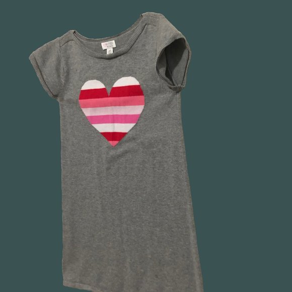 The Children's Place, Girls Cotton Dress, Medium, Gray, Age 8-10 - Picture 4 of 6